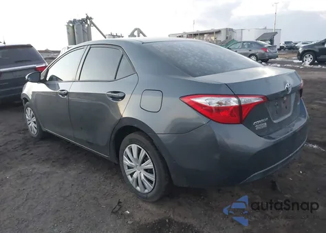 2015 Toyota Corolla Le z USA, uszkodzony, nr VIN 5YFBURHEXFP243797